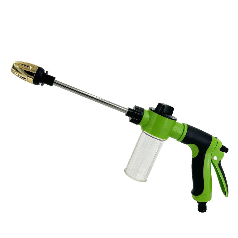 High-Pressure Water Gun Nozzle – Adjustable Metal Sprayer for Car Wash, Garden & Cleaning