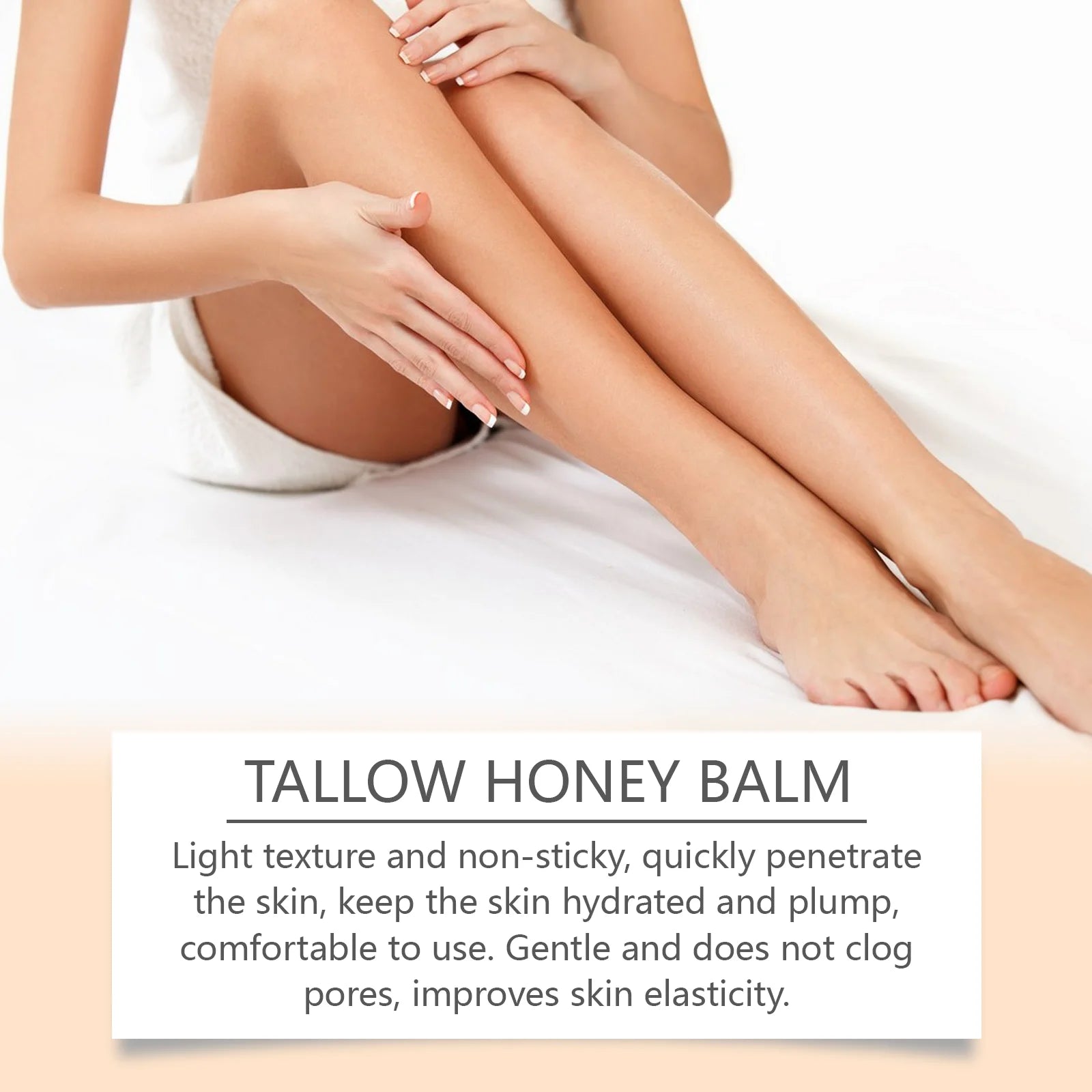 Tallow & Honey Glow Cream – Hydrating Face & Body Moisturizer for Soft, Firm Skin