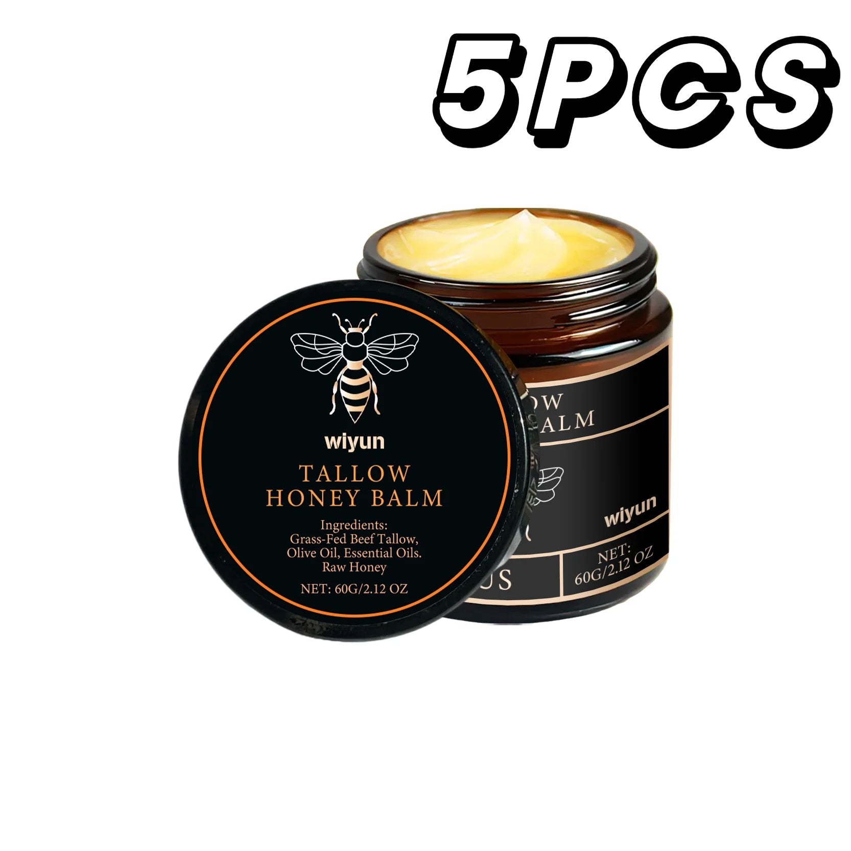 Tallow & Honey Glow Cream – Hydrating Face & Body Moisturizer for Soft, Firm Skin