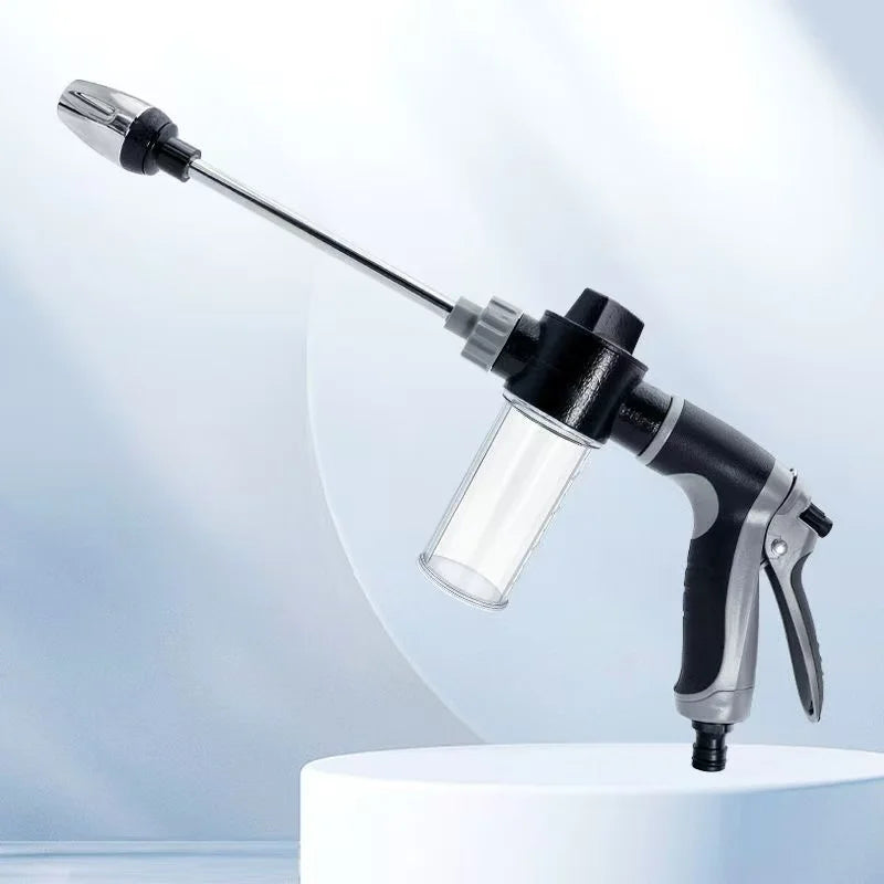 High-Pressure Water Gun Nozzle – Adjustable Metal Sprayer for Car Wash, Garden & Cleaning