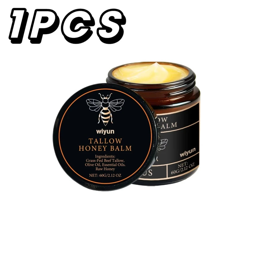 Tallow & Honey Glow Cream – Hydrating Face & Body Moisturizer for Soft, Firm Skin