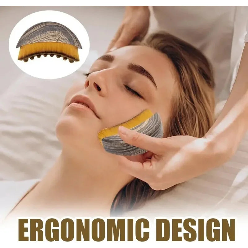Lymphatic Contour Face Brush – Facial Massager & Skin Sculpting Tool for Face and Chin