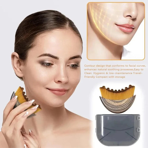 Lymphatic Contour Face Brush – Facial Massager & Skin Sculpting Tool for Face and Chin